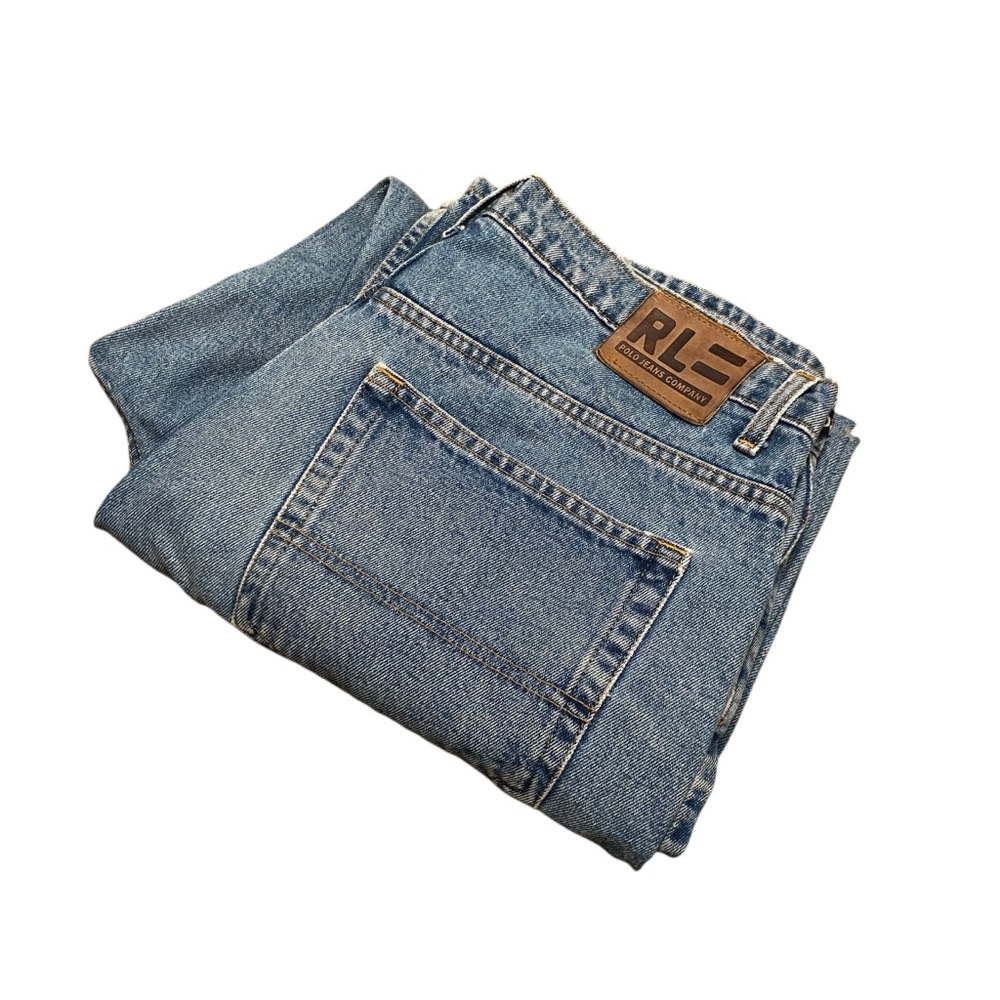 Vintage Men’s Polo Ralph Lauren 67 Denim Blue Jeans Pants 36x30 Light Wash